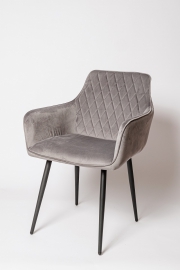 Кресло ОКС 555 серый вельвет